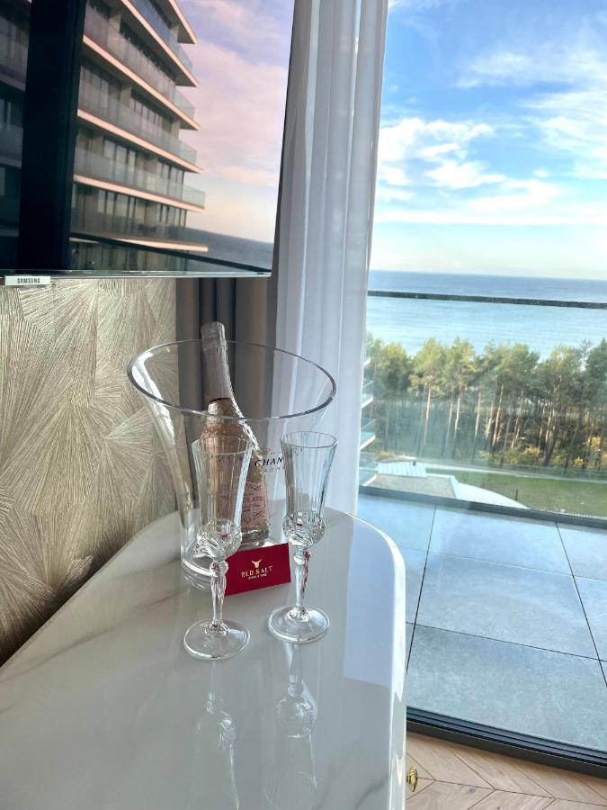 Wave Apartment Tyballtic 7Th Floor With Two Bedrooms And Sea View! Мендзиздрое Екстериор снимка