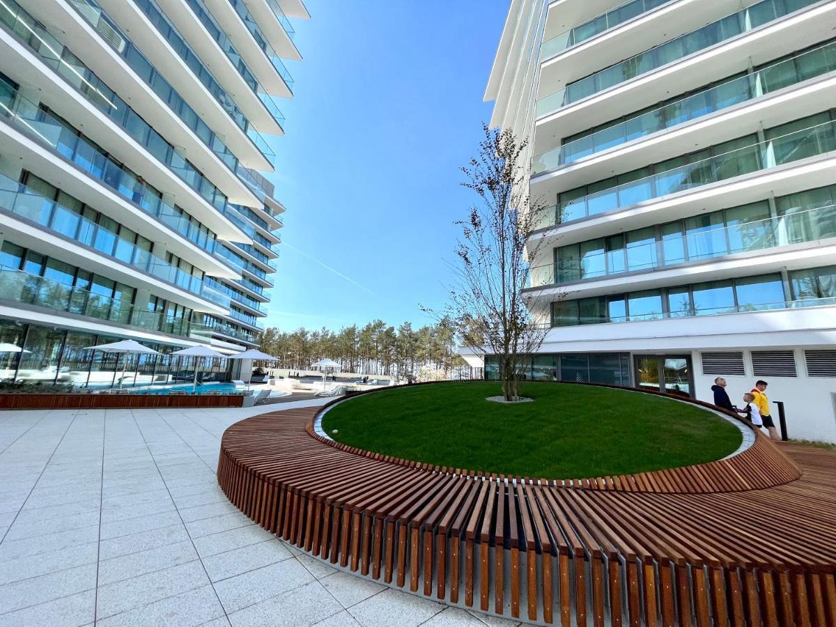 Wave Apartment Tyballtic 7Th Floor With Two Bedrooms And Sea View! Мендзиздрое Екстериор снимка
