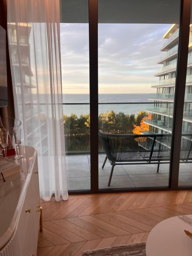 Wave Apartment Tyballtic 7Th Floor With Two Bedrooms And Sea View! Мендзиздрое Екстериор снимка