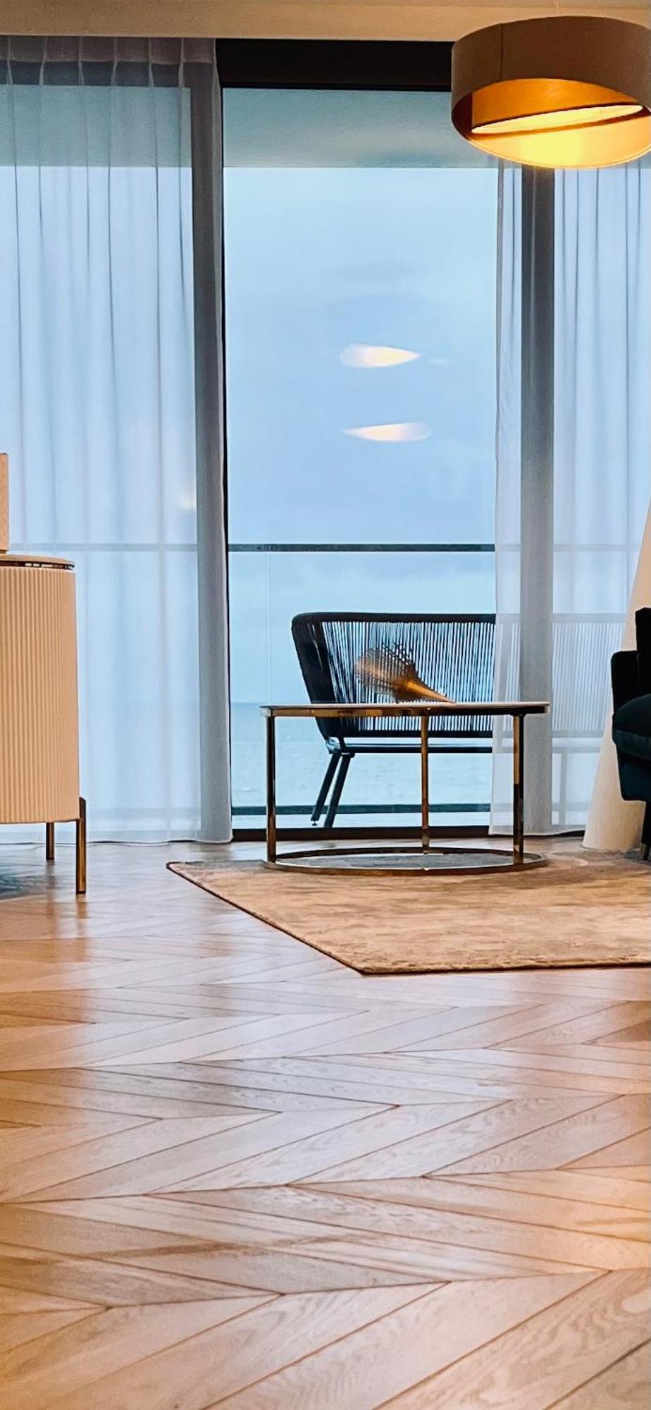 Wave Apartment Tyballtic 7Th Floor With Two Bedrooms And Sea View! Мендзиздрое Екстериор снимка