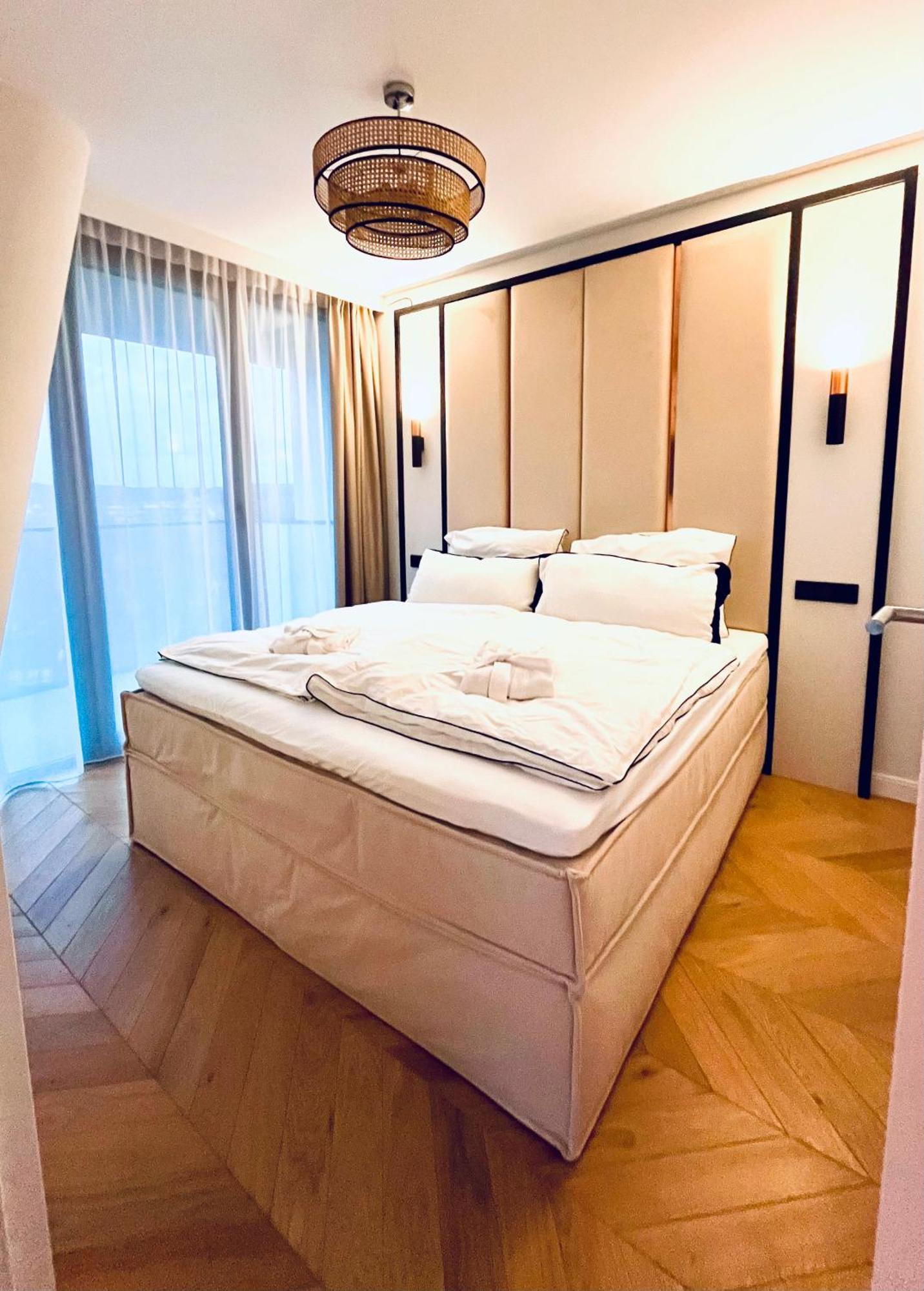 Wave Apartment Tyballtic 7Th Floor With Two Bedrooms And Sea View! Мендзиздрое Екстериор снимка